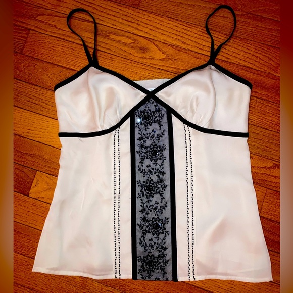 elegant velvet strapped top 
| Ann Taylor Loft - Picture 1 of 6